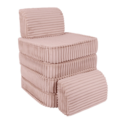 Meowbaby Churros Pocket Sofa Basic Ruby Chocolate Pink