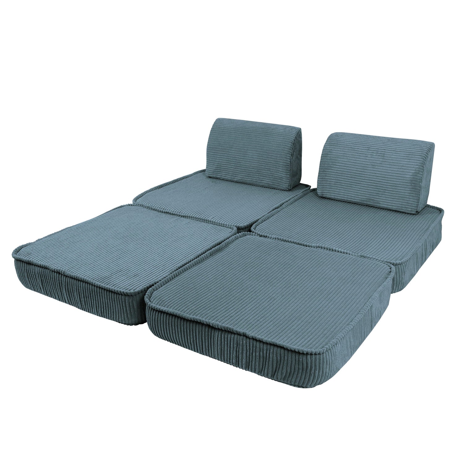 Pocket Sofa Basic Turquoise CORDUROY