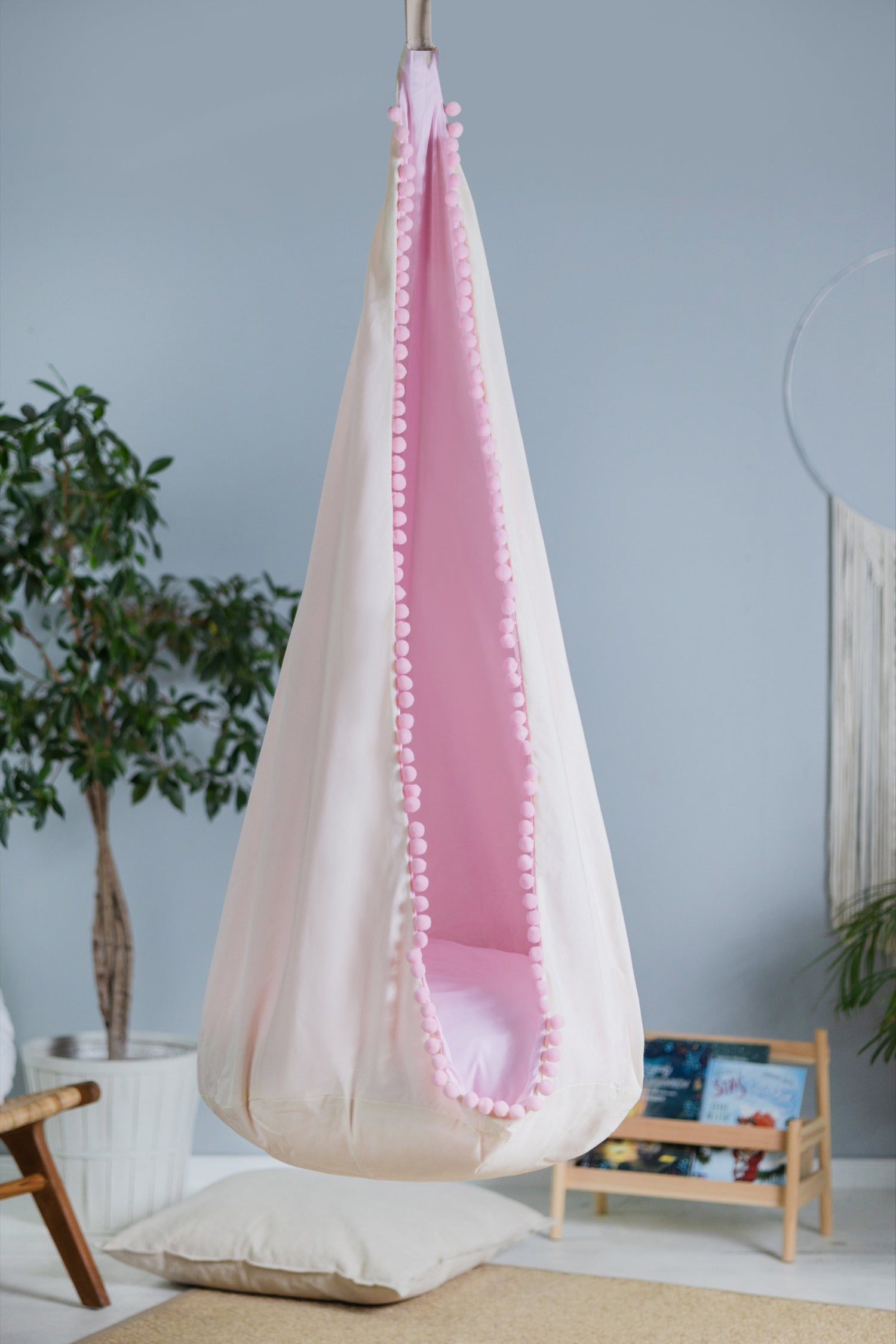 Kids Cocoon Swing Princess Pink Cream Cocoon Swing – Kids