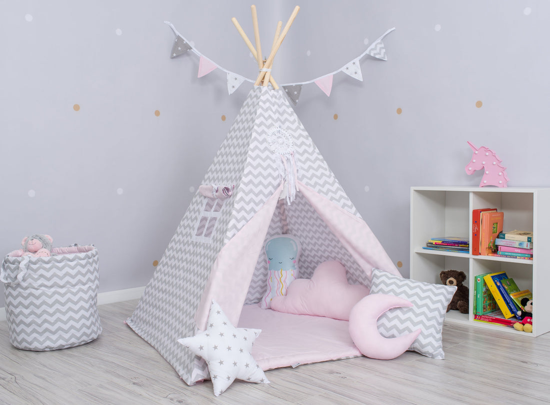 Kids Tipi Tent - Caramel Nap