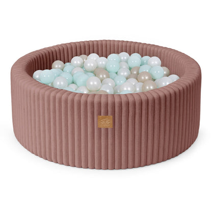 MeowBaby Ball Pit for Kids | Baby Ball Pit | Churros Pink Ball Pit with Balls |
