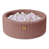 MeowBaby Ball Pit for Kids | Baby Ball Pit | Churros Pink Ball Pit with Balls |