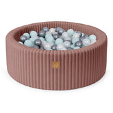 MeowBaby Ball Pit for Kids | Baby Ball Pit | Churros Pink Ball Pit with Balls |