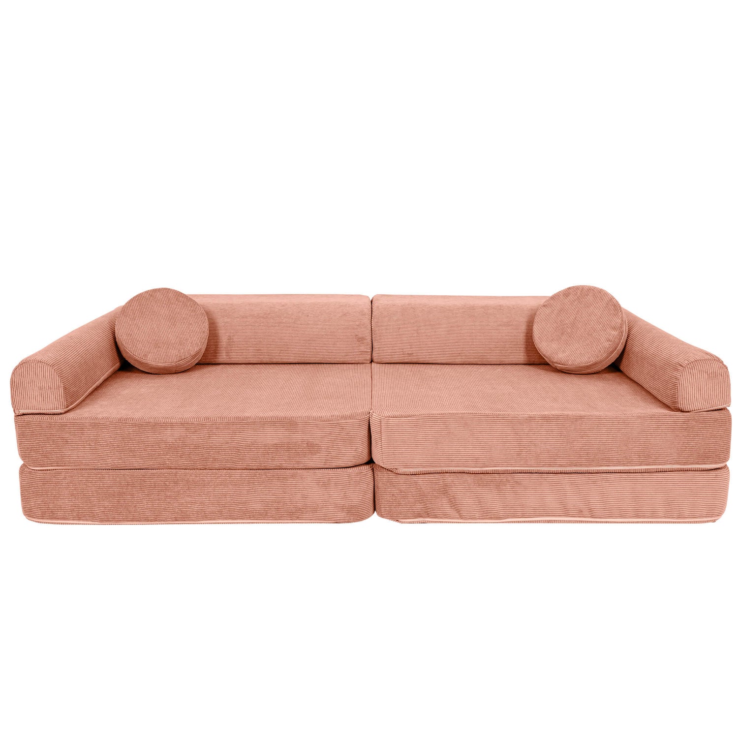 MeowBaby Slimcord Kids Play Sofa - Modular Play Couch | 10 Pieces