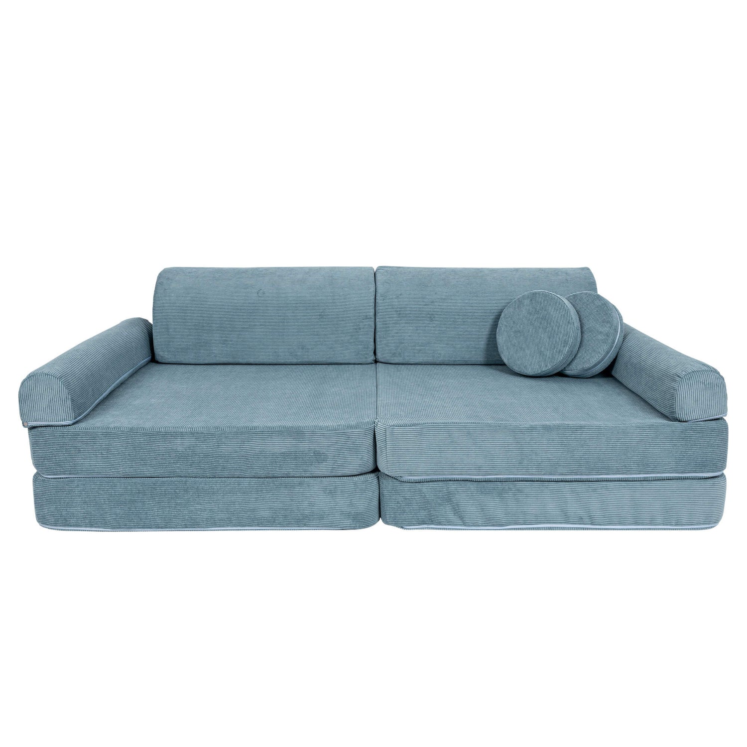 MeowBaby Slimcord Kids Play Sofa - Modular Play Couch | 10 Pieces