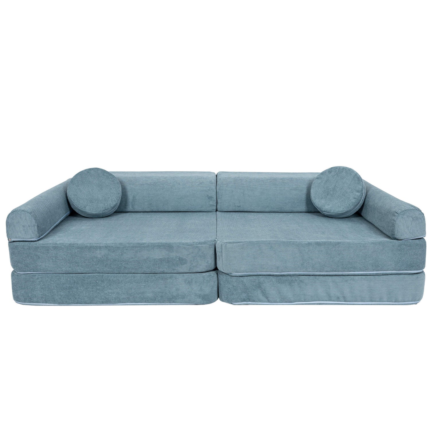 MeowBaby Slimcord Kids Play Sofa - Modular Play Couch | 10 Pieces