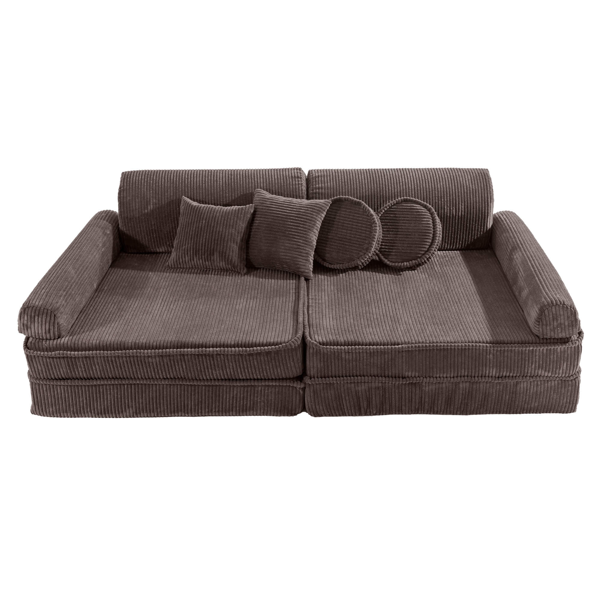 MeowBaby® Kids Play Sofa PREMIUM | Modular Play Couch | Corduroy