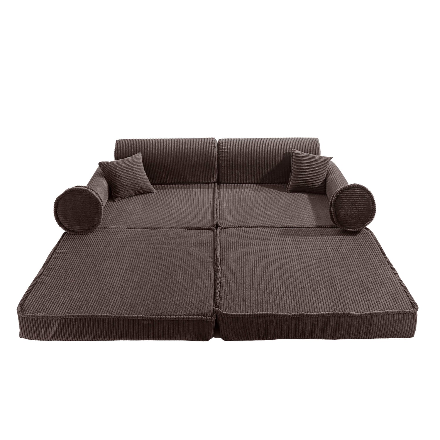 MeowBaby® Kids Play Sofa PREMIUM | Modular Play Couch | Corduroy