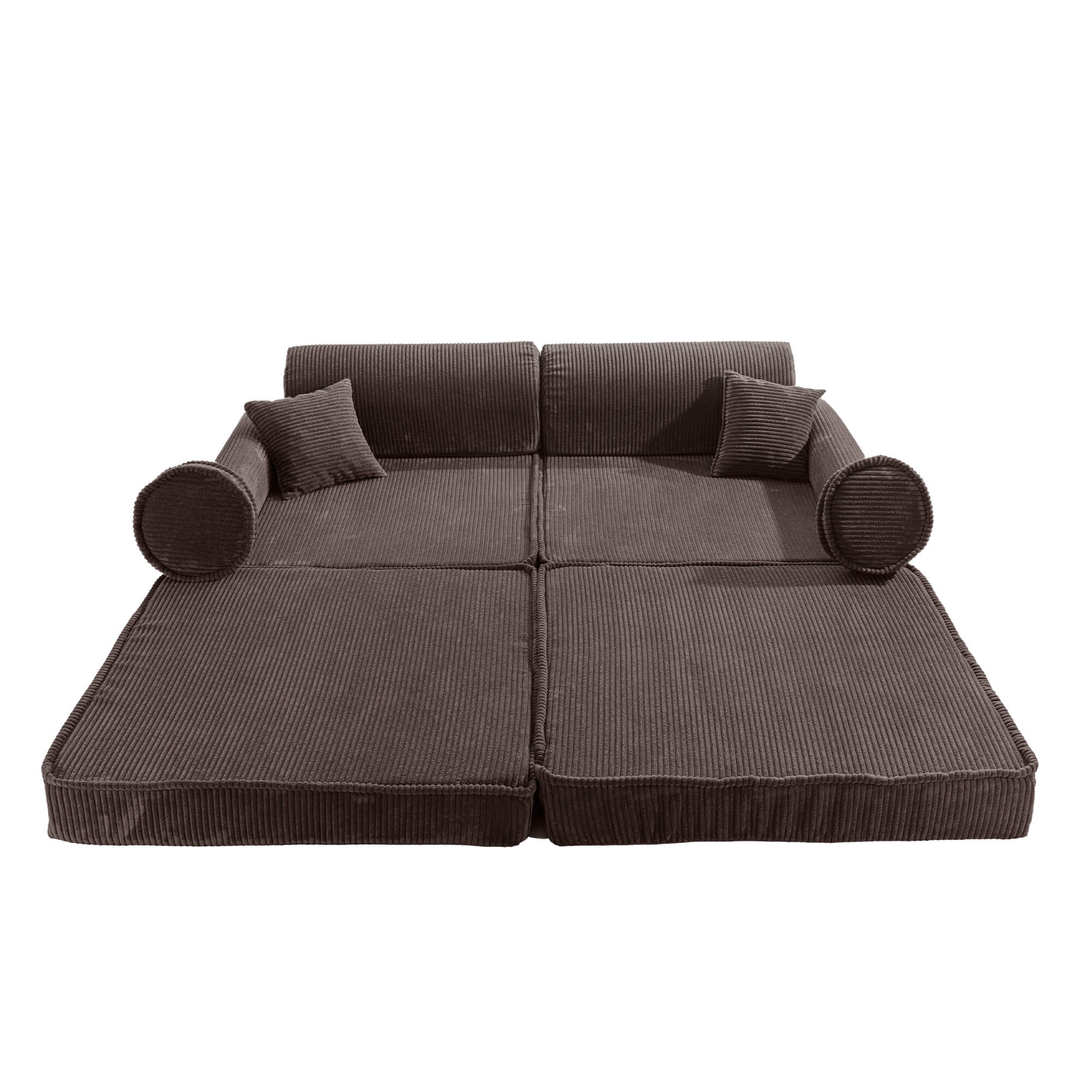 MeowBaby® Kids Play Sofa PREMIUM | Modular Play Couch | Corduroy