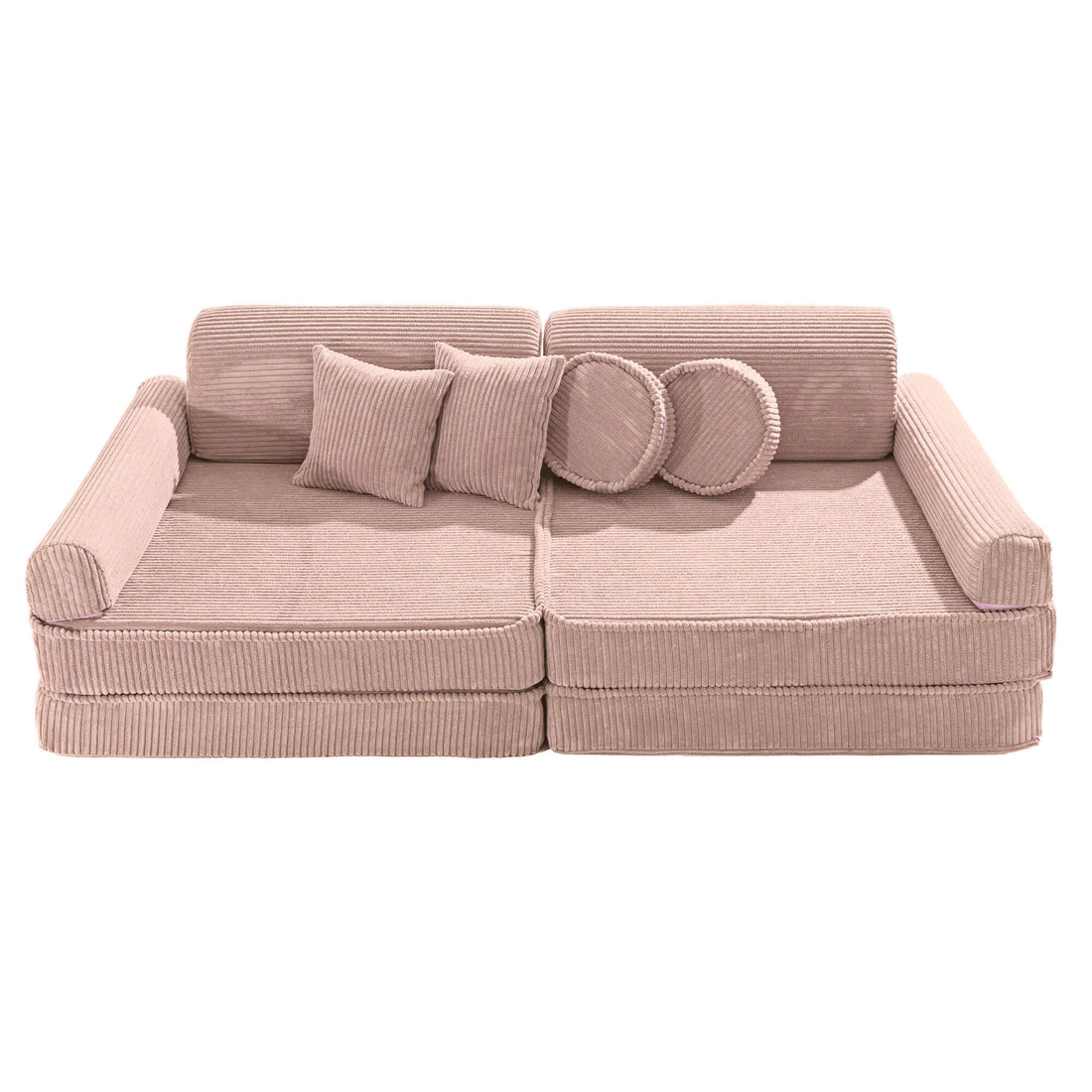 MeowBaby® Kids Play Sofa PREMIUM | Modular Play Couch | Corduroy