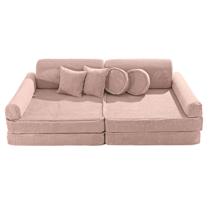MeowBaby® Kids Play Sofa PREMIUM | Modular Play Couch | Corduroy