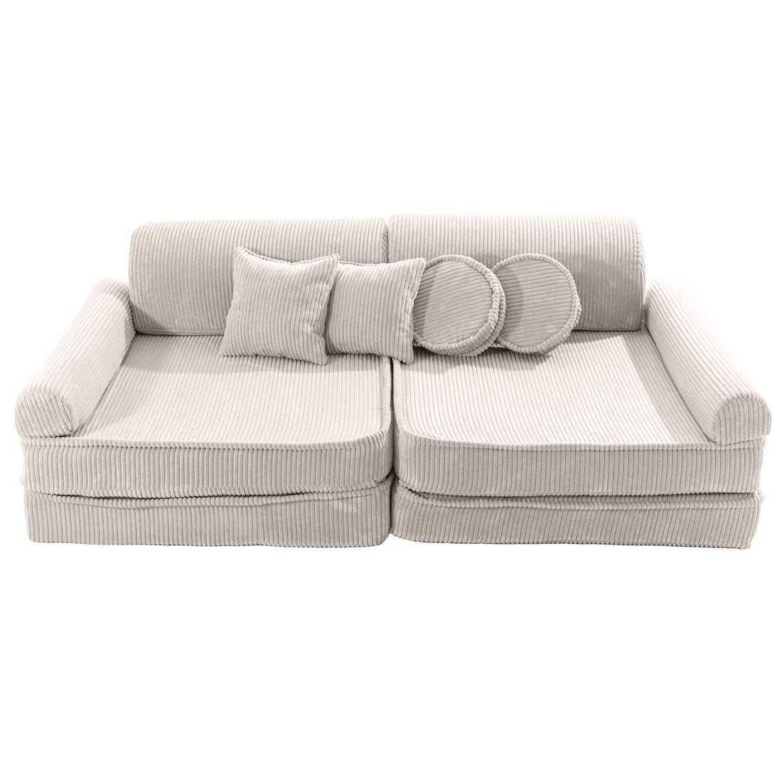 MeowBaby® Kids Play Sofa PREMIUM | Modular Play Couch | Corduroy