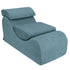 MeowBaby Aesthetic Wave Lounger - Comfy Toddler Foam Filled Chair Turquoise