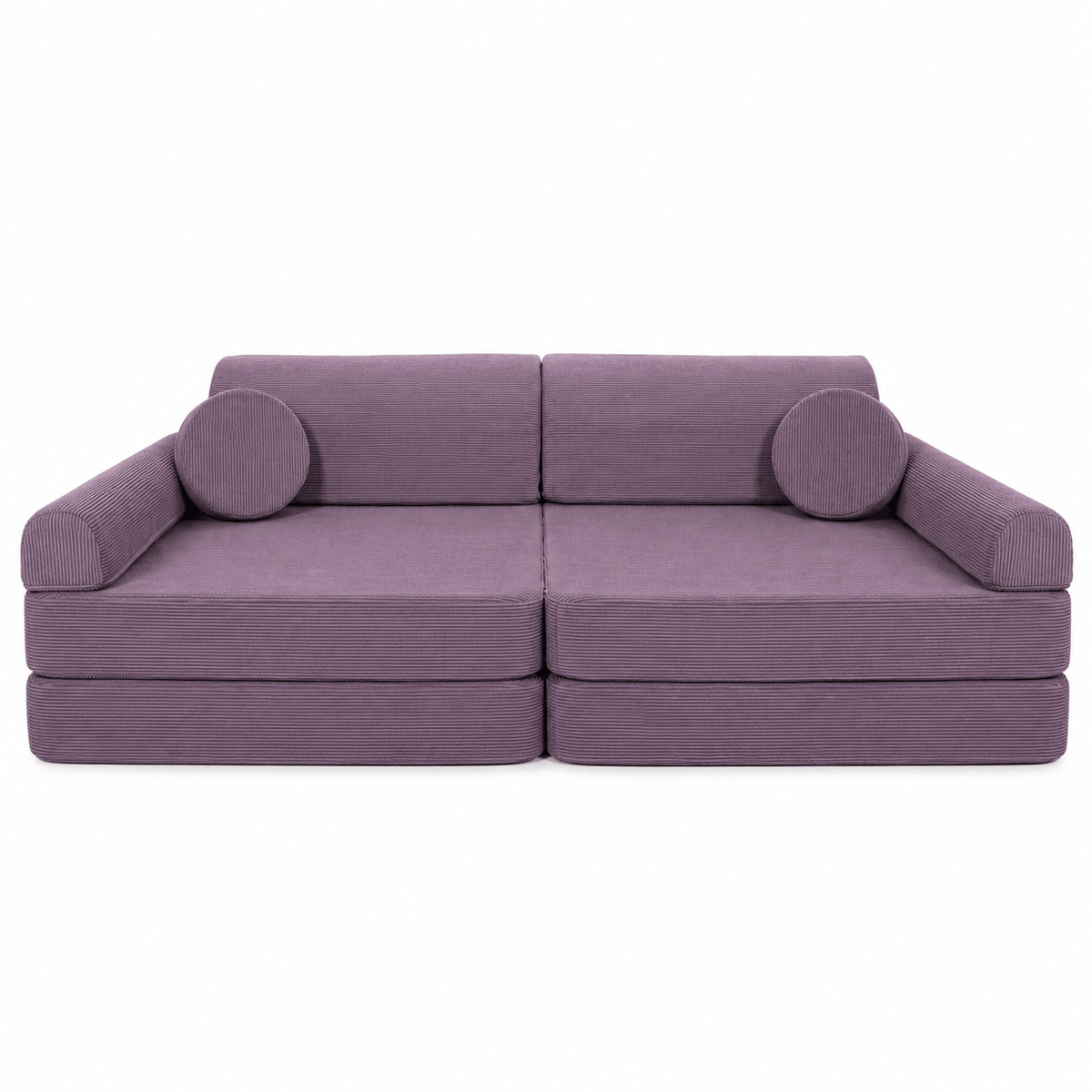 modular play sofa | modular play couch | MeowBaby play sofa slimcord | play sofa | play couch | lavender colour play sofa for kids |