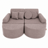 Kids Play Sofa | Modular Play Sofa | modular play couch | MeowBaby Slimcord Play Sofa for kids | taupe play sofa | play couch | modular play sofa | childrens play sofa | 