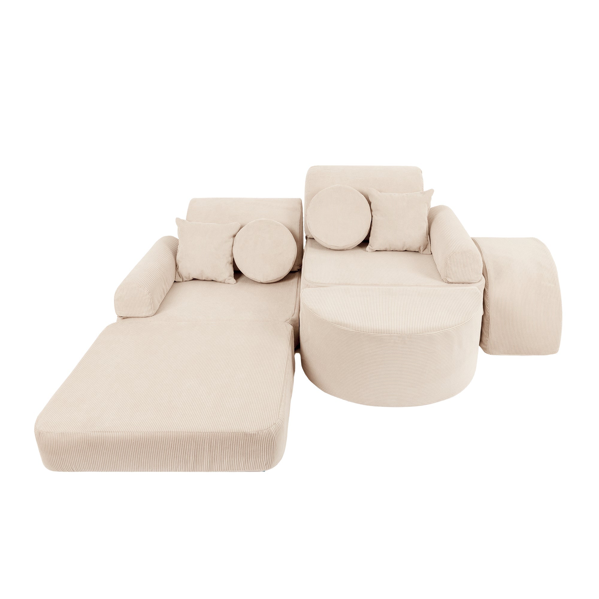 MeowBaby Slimcord Kids Play Sofa Max | Modular Play Sofa for Children