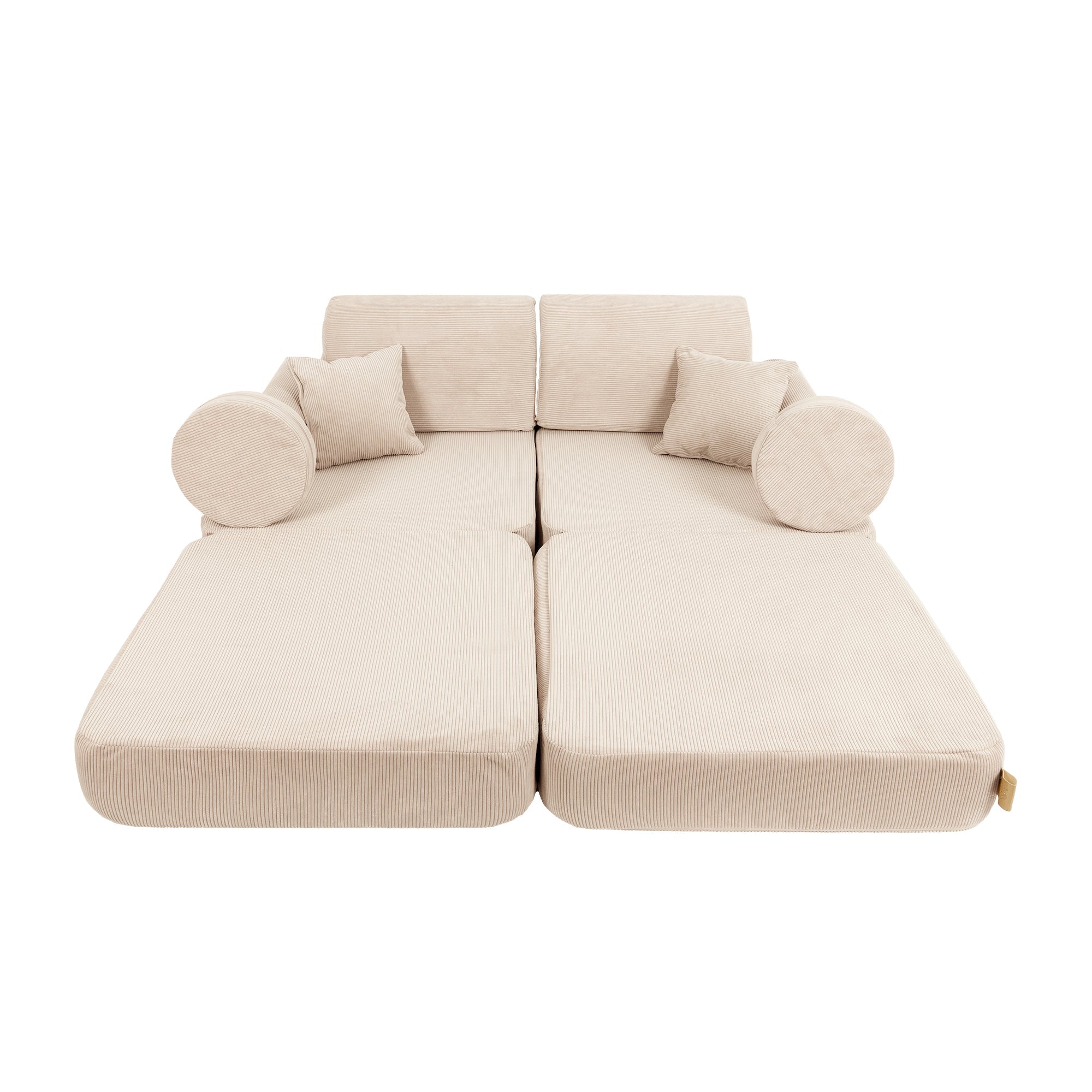 MeowBaby Slimcord Kids Play Sofa Plus | Modular Kids Play Sofa Bed |