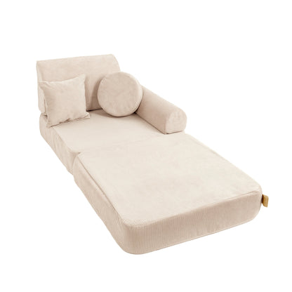 MeowBaby Slimcord Kids Play Sofa Plus | Modular Kids Play Sofa Bed |
