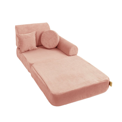 MeowBaby Slimcord Kids Play Sofa Plus | Modular Kids Play Sofa Bed |