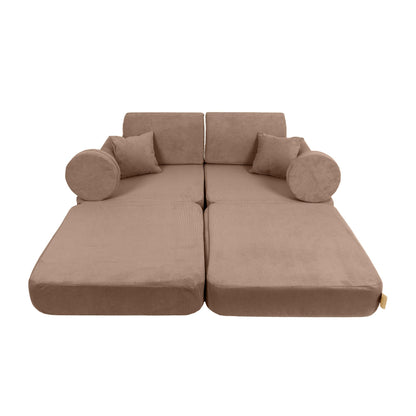 MeowBaby Slimcord Kids Play Sofa Plus | Modular Kids Play Sofa Bed |