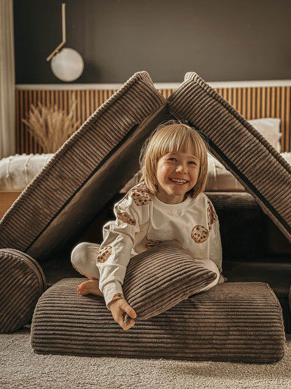 MeowBaby® Kids Play Sofa PREMIUM | Modular Play Couch | Corduroy