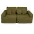 khaki corduroy play sofa | khaki  corduroy Play Sofa | Play Sofa Kids turquoise corduroy | MeowBaby khaki corduroy soft play sofa | 