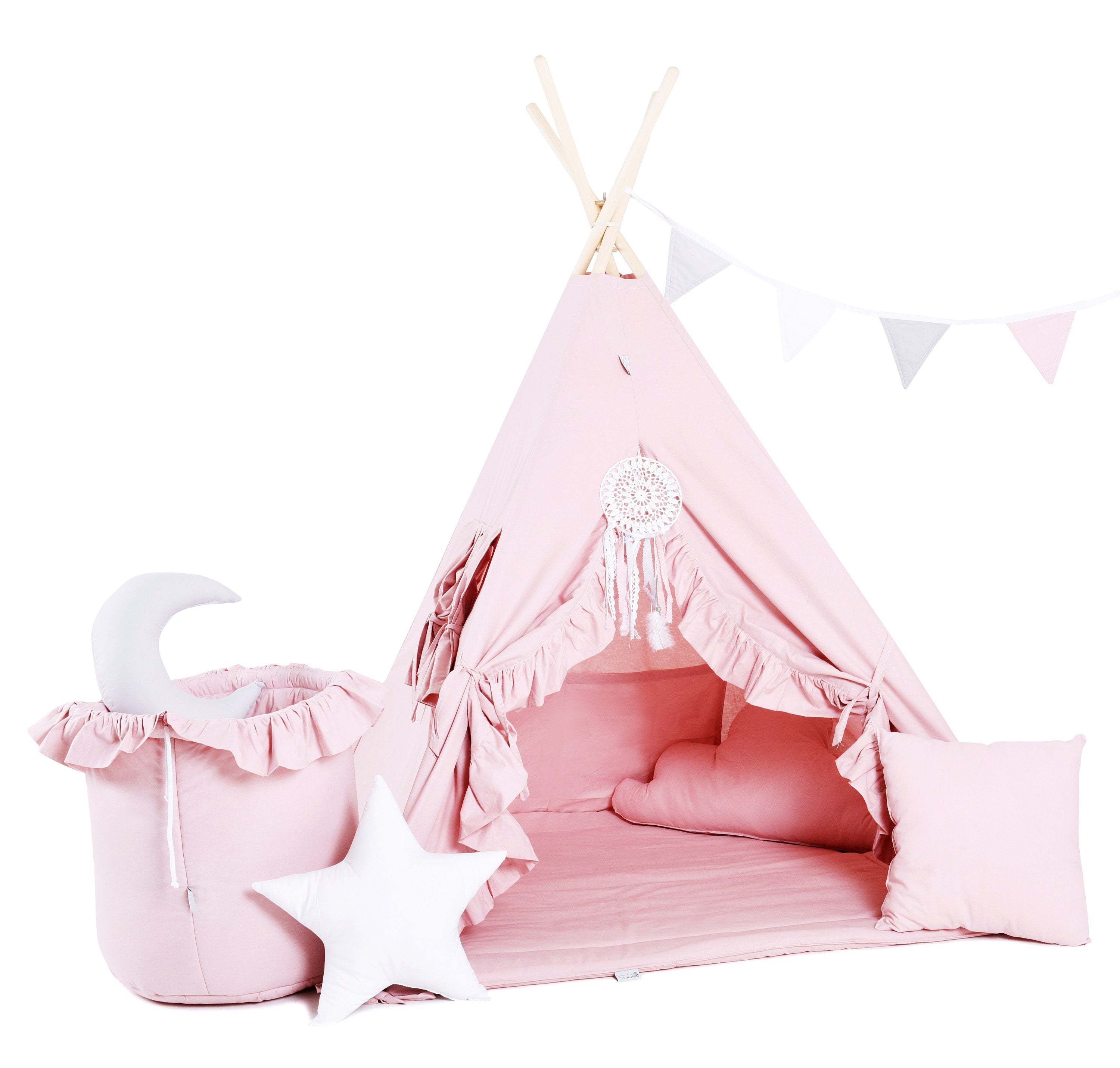 Pink Teepee Tent | Teepee Pink | Kids Teepee | Teepee Tent for Kids | Teepee Tent for Babies &amp; Toddlers | Pink Tent | Kids Teepee Tent | Teepee Tent for Boys &amp; Girls | 