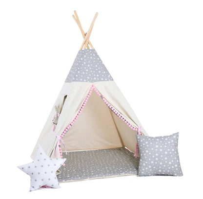 Kids Tipi Tent - Star Pearl