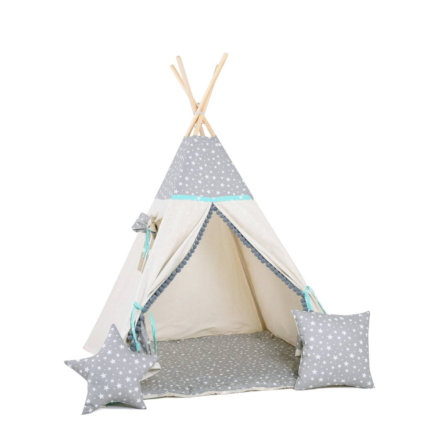 Kids Tent - Mint Star Pearl