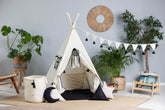 Cream Teepee Tent | Teepee Cream | Kids Teepee | Teepee Tent for Kids | Teepee Tent for Babies & Toddlers | Cream Tent | Kids Teepee Tent | Teepee Tent for Boys & Girls | 