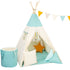 Kids Tent cream and Blue Marine | Marine Teepee Tent |