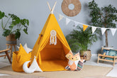 Orange Teepee Tent | Teepee Orange | Kids Teepee | Teepee Tent for Kids | Teepee Tent for Babies & Toddlers | Orange Tent | Kids Teepee Tent | Teepee Tent for Boys & Girls | 