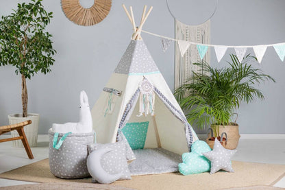 Kids Tent - Mint Star Pearl