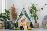 Safari Teepee Tent | Teepee SAFARI | Kids Teepee | Teepee Tent for Kids | Teepee Tent for Babies & Toddlers | Safari Tent | Kids Teepee Tent | Teepee Tent for Boys & Girls | 