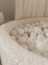 White Boucle Ball Pit | Boucle Ball Pit | White Boucle Ball Pit + Balls | MeowBaby® White Boucle Ball Pit + Balls |