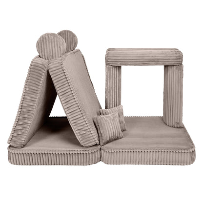 Meowbaby Kids Play Sofa - Modular Play Couch | 10 Pieces | Churros