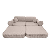 Meowbaby Kids Play Sofa - Modular Play Couch | 10 Pieces | Churros
