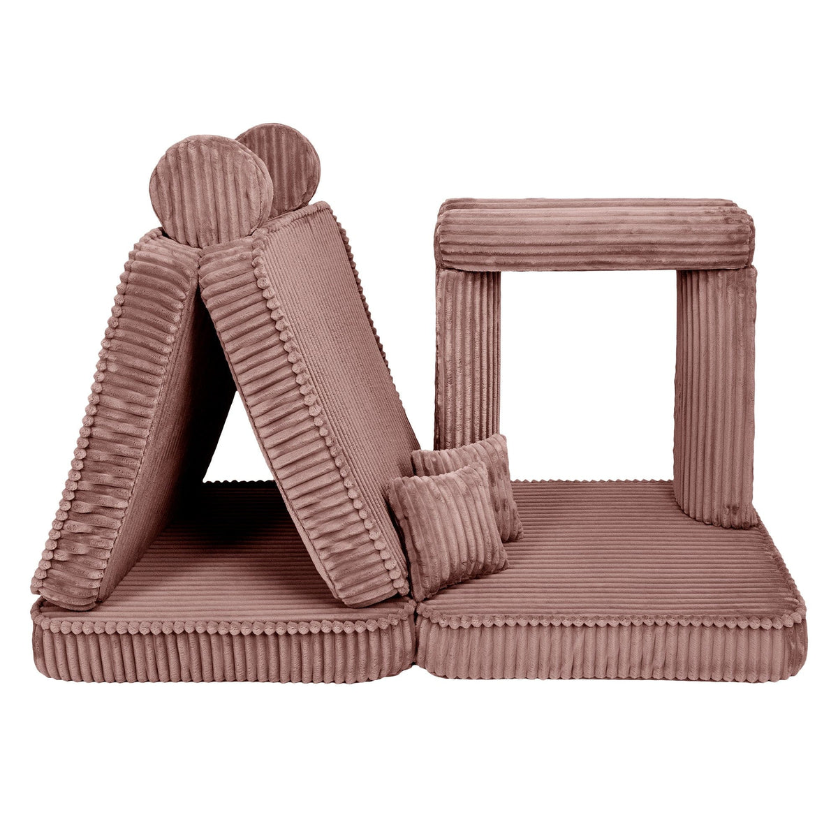 Meowbaby Kids Play Sofa - Modular Play Couch | 10 Pieces | Churros