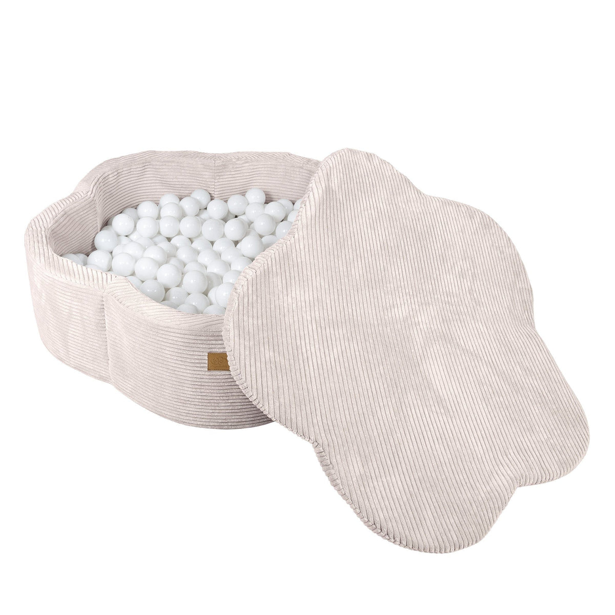 Meowbaby Aesthetic Ecru Flower – Ball Pit for Children | Optional Balls 