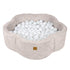 Meowbaby Aesthetic Ecru Flower – Ball Pit for Children | Optional Balls 