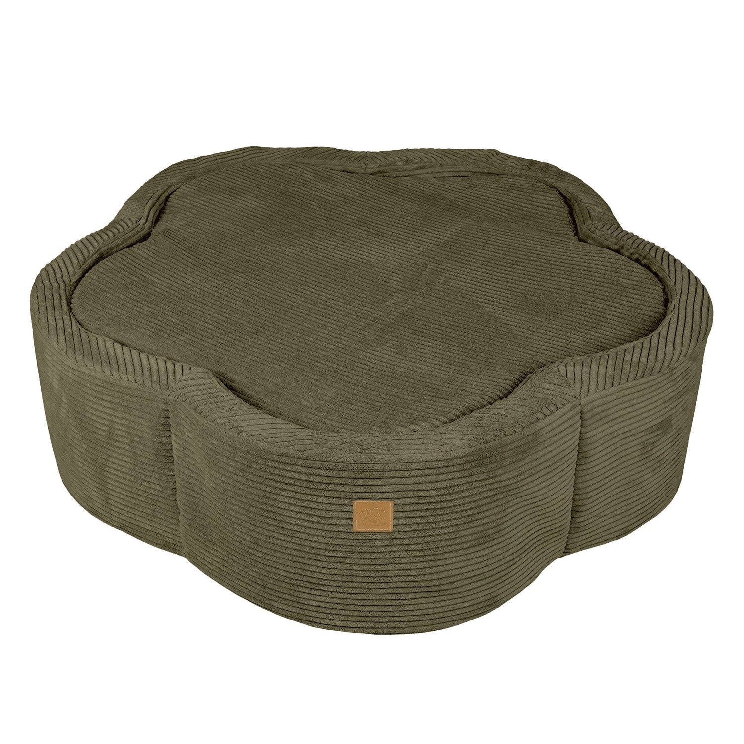 Meowbaby Aesthetic Khaki Flower – Ball Pit for Children | Optional Balls 