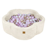 Ball Pit for Children | Ball Pit for Kids | MeowBaby Aesthetic Vanilla Flower Ball Pit | Ball Pit Balls to Choose | 