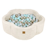 Ball Pit for Children | Ball Pit for Kids | MeowBaby Aesthetic Vanilla Flower Ball Pit | Ball Pit Balls to Choose | 