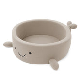 Meowbaby Foam Ball pit for Child - Whale | Balls to Choose | Oat Biscuit Beige | Boucle