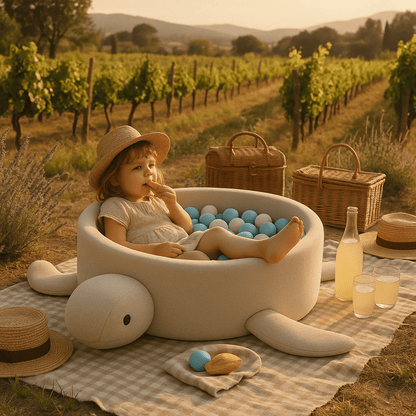 Meowbaby Turtle Ball Pit for Children – Balls to Choose | Boucle