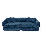 Meowbaby Kids Play Sofa | Modular Play Couch | churros play sofa for kids | Play Sofa | Blue Play sofa for kids |