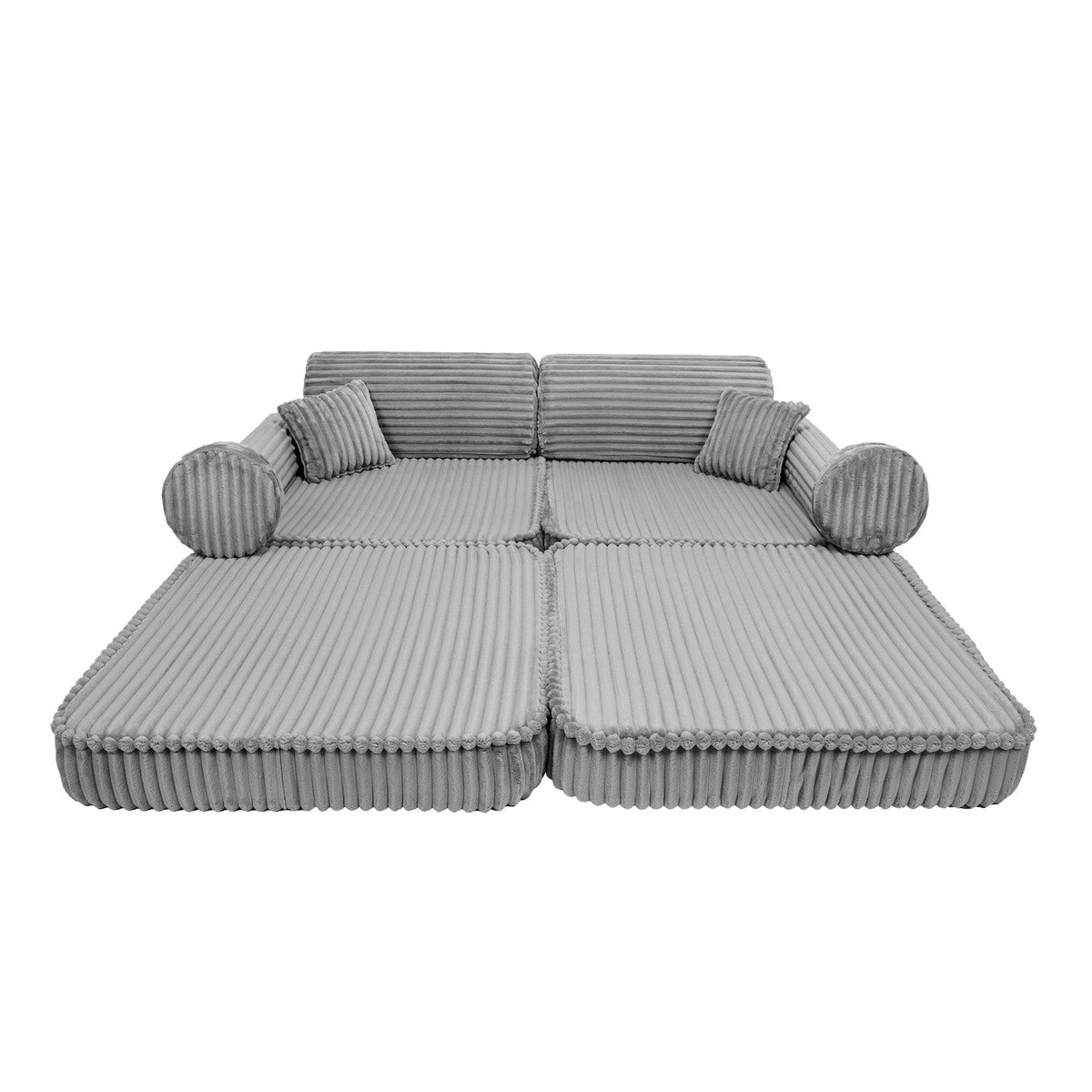 Meowbaby Kids Play Sofa - Modular Play Couch | 10 Pieces | Churros