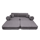 Meowbaby Kids Play Sofa - Modular Play Couch | 10 Pieces | Churros