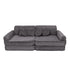 MeowBaby Kids Play Sofa | Modular Play Sofa Couch - dark grey | churros play sofa for kids |