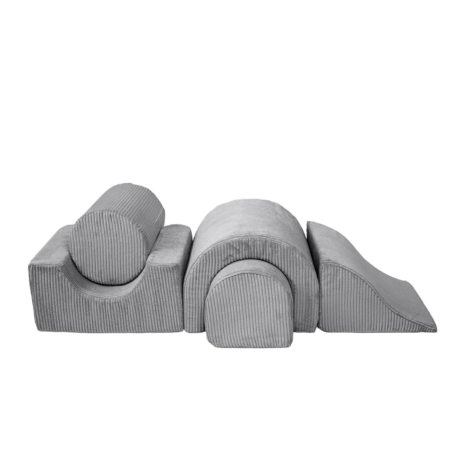 MeowBaby Aesthetic Kids Foam Climbing Blocks - Baby Soft Play Set | 5 Elements